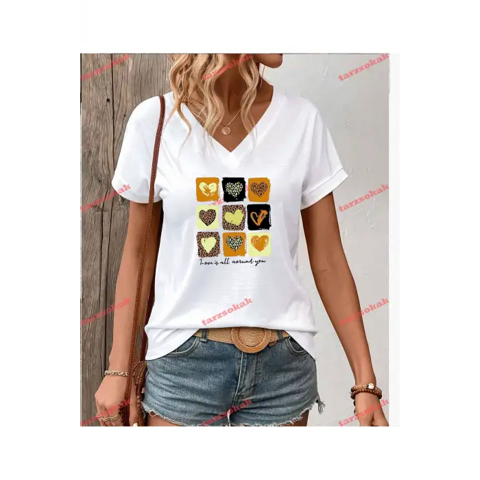 LEOPAR DESENLİ LOVE İS ALL
