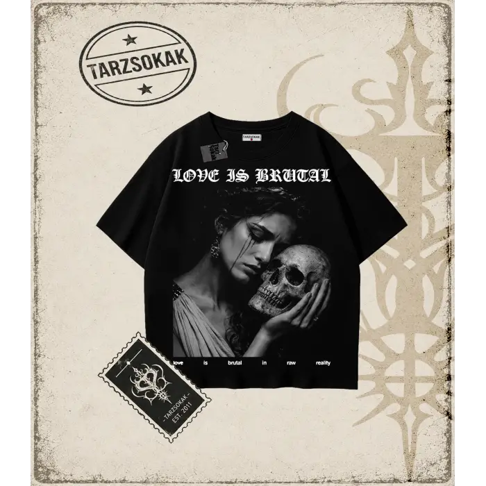 LOVEISBRUTAL Oversize Unisex Tişört