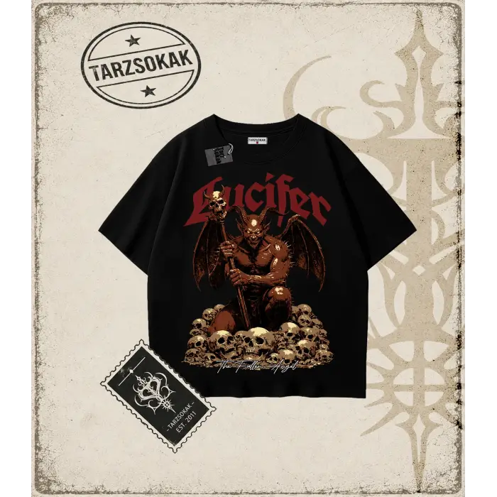 LUCIFER Oversize Unisex Tişört