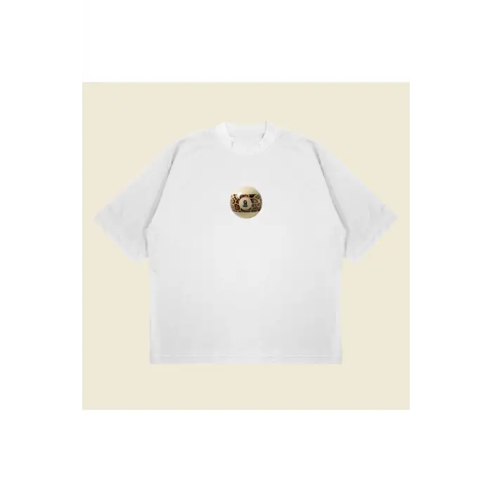 Lucky9leopar Boxy Fit Oversize Unisex Tshirt – Baskılı Tişört |