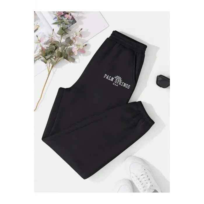 LUNE Letter Graphic Thermal Lined 4 Mevsim Eşofman