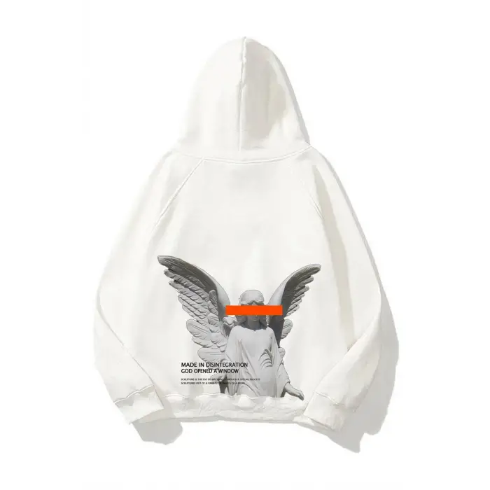 Made In Disintegration Beyaz Unisex Sweatshirt