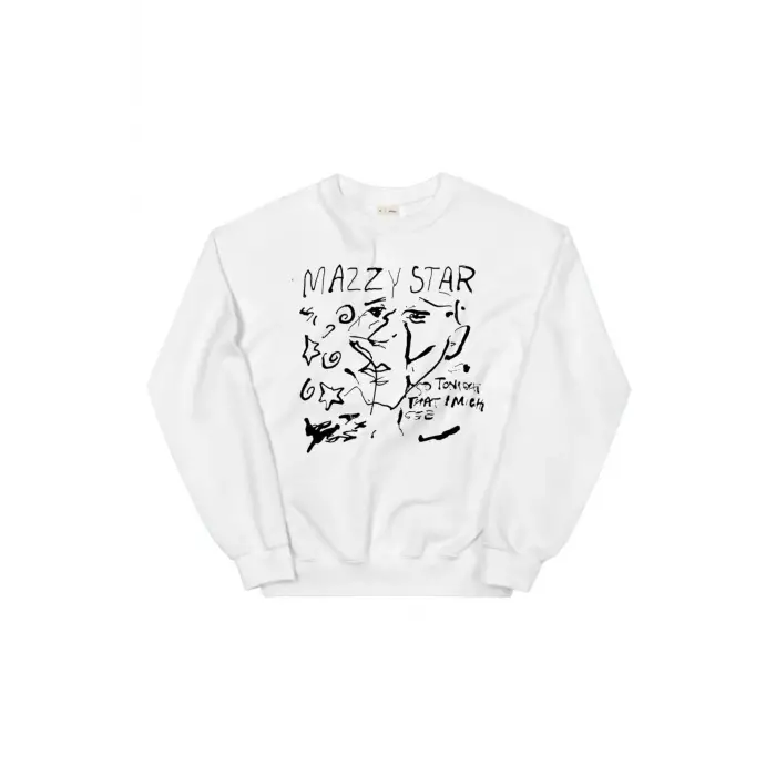 Mazzy Star Sweatshirt Beyaz