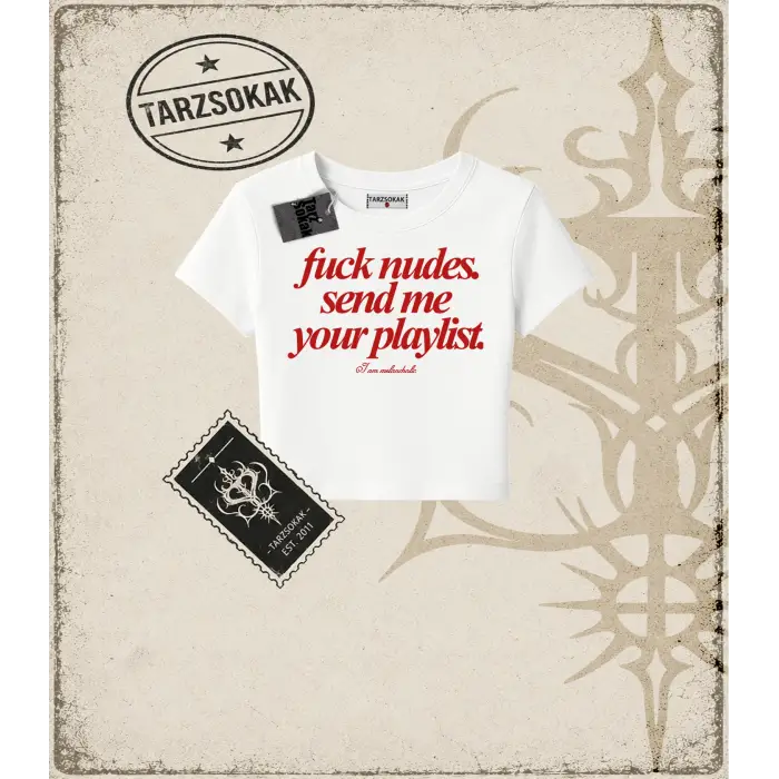 MELANCHOLIC Kadın Baby Tee