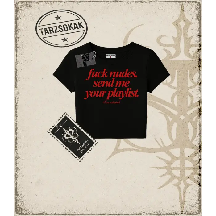 MELANCHOLIC Kadın Baby Tee