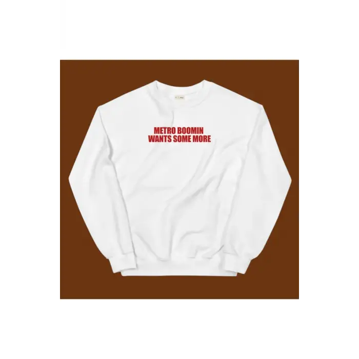 Metro Boomin Sweatshirt Beyaz