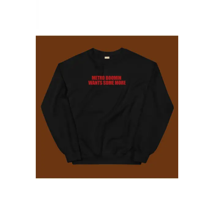 Metro Boomin Sweatshirt Siyah