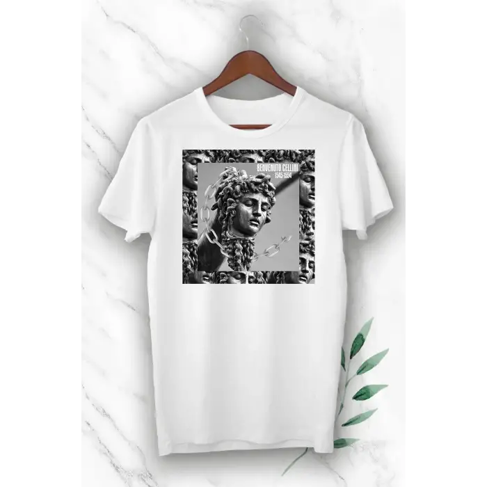 Mitoloji Medusa Baskılı Tişört