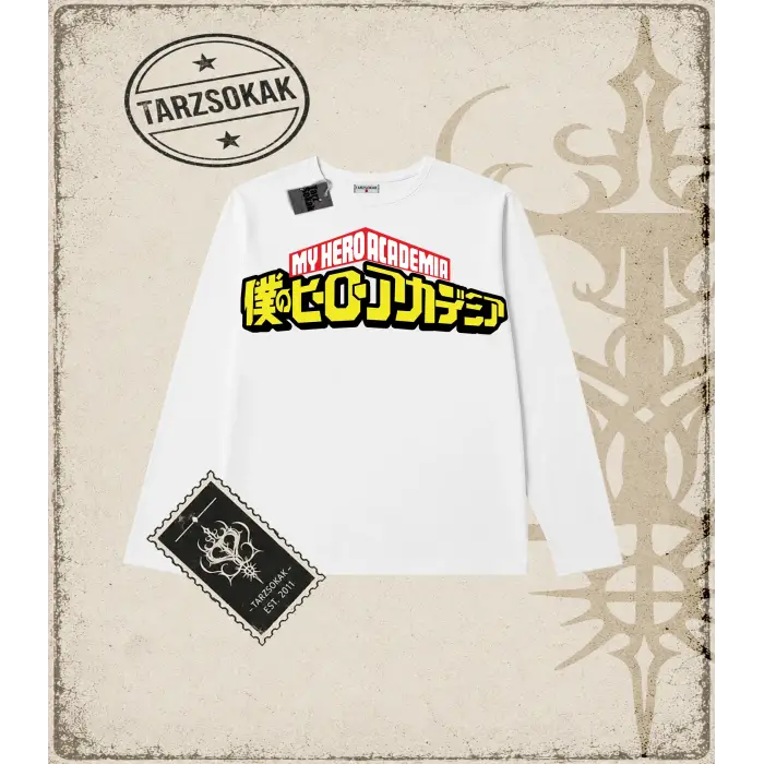 My Hero Academia Anime Baskılı Long Sleeve