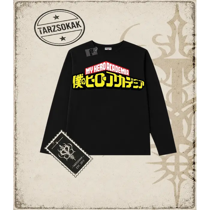 My Hero Academia Anime Baskılı Long Sleeve