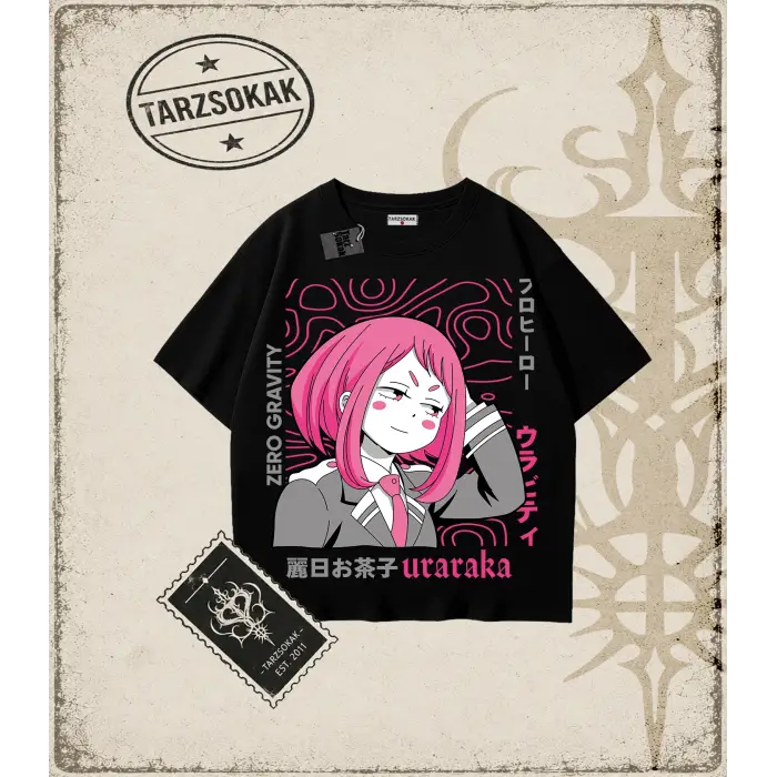 My Hero Academia Anime Baskılı Oversize Unisex Tişört