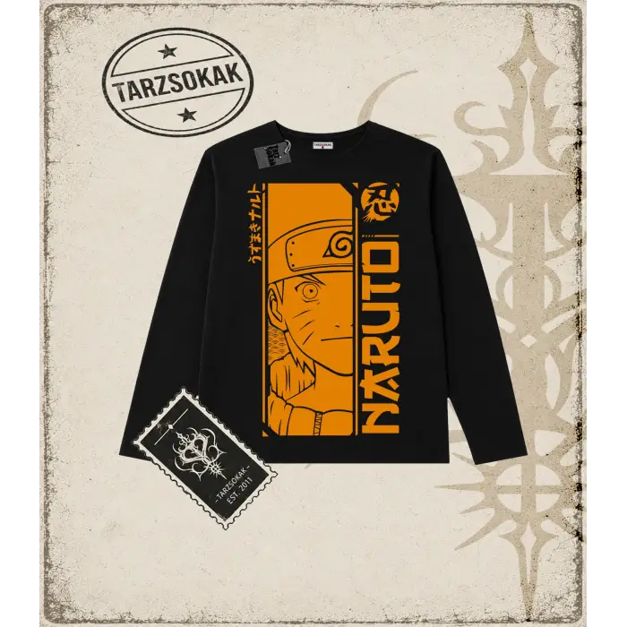 Naruto Anime Baskılı Long Sleeve