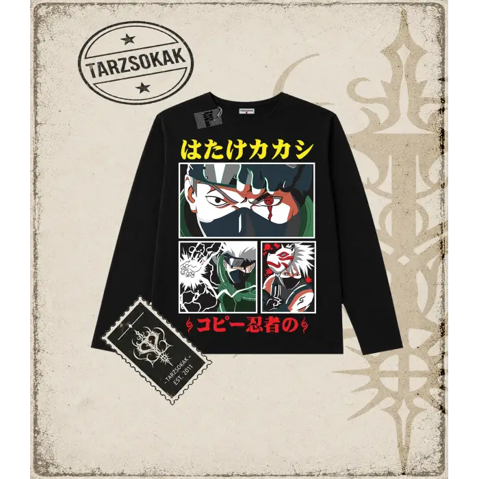 Naruto Anime Baskılı Long Sleeve