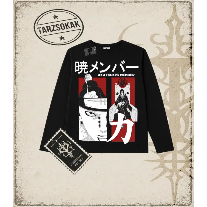 Naruto Anime Baskılı Long Sleeve