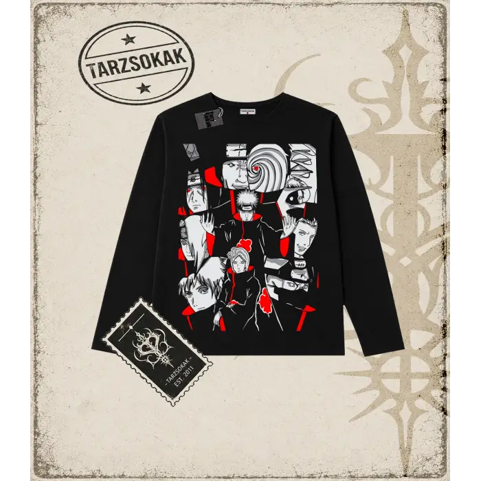 Naruto Anime Baskılı Long Sleeve