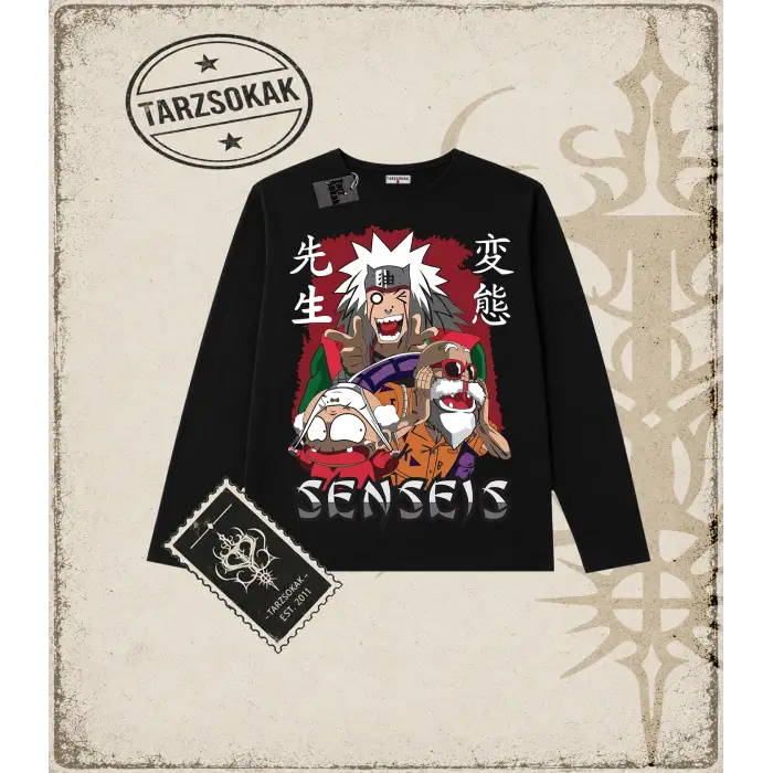 Naruto Anime Baskılı Long Sleeve