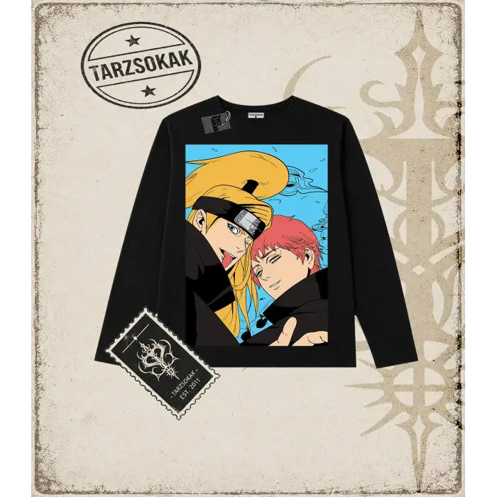 Naruto Anime Baskılı Long Sleeve