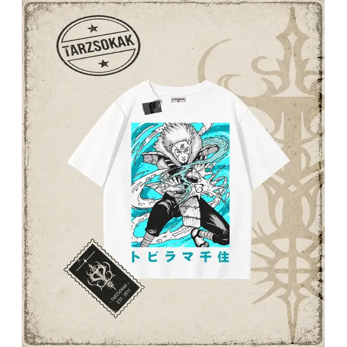 Naruto Anime Baskılı Oversize Unisex Tişört