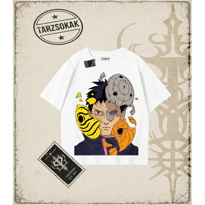 Naruto Anime Baskılı Oversize Unisex Tişört