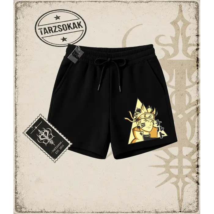 Naruto Anime Baskılı Unisex Şort