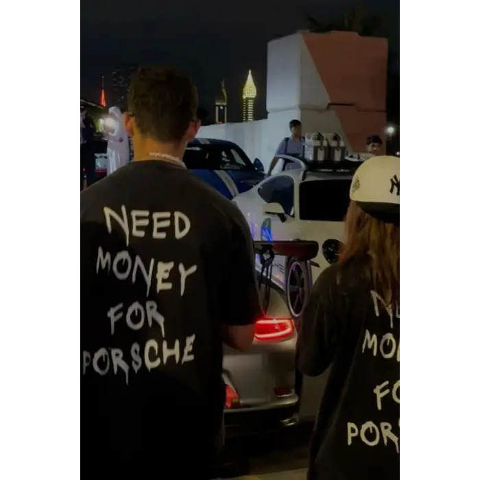 Need Money For Porsche Detail Oversize Unisex