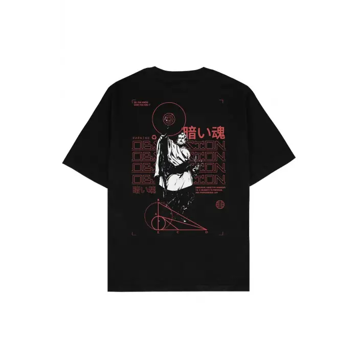 Obsession Siyah Oversize Unisex T-shirt