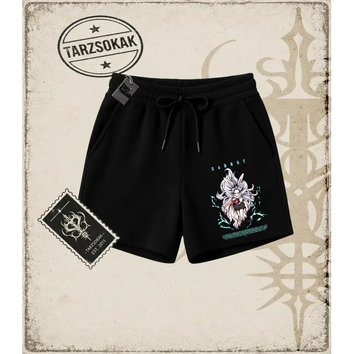 One Piece Anime Karakterleri  Unisex Şort Beyaz