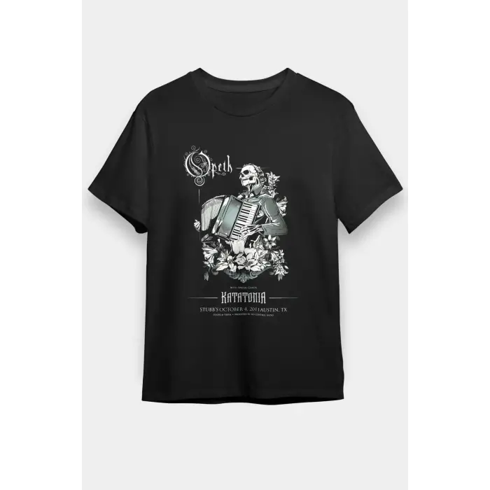 Opeth Siyah Unisex Tişört T-shirt