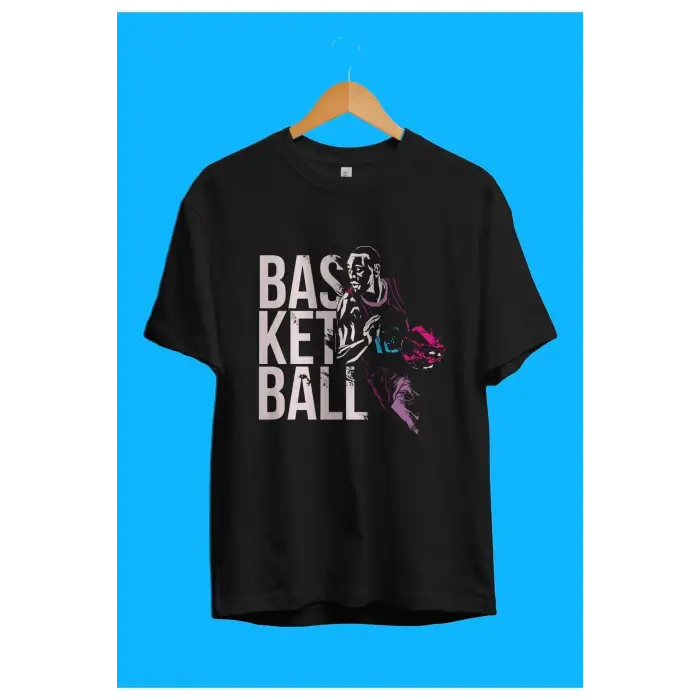 Oversize Basketbol Sever Tasarım Baskılı Unisex Tişört