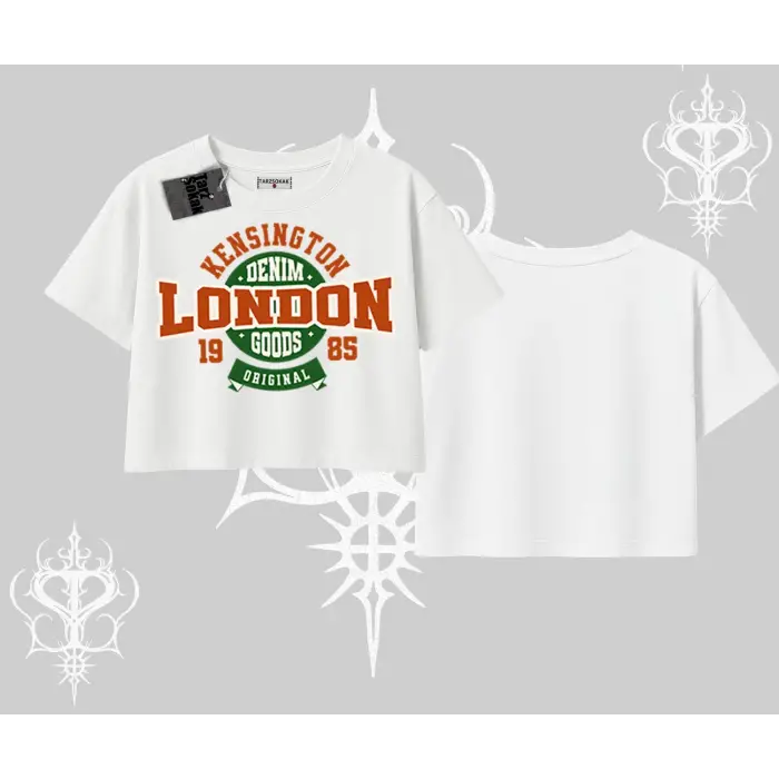 Oversize Crop Tshirt London Denim 1985