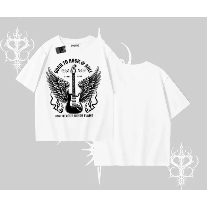 Oversize Tshirt Born to Rock Eternal Flame Legacy