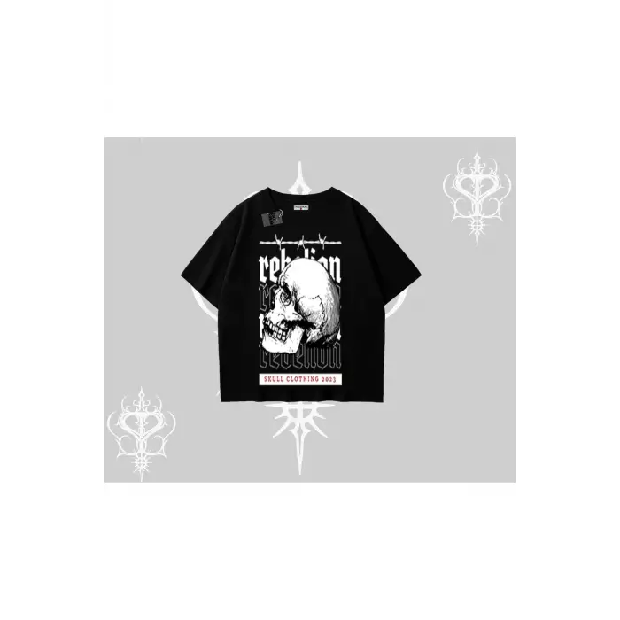 Oversize Tshirt Rebellion Skull Underground Street Legacy