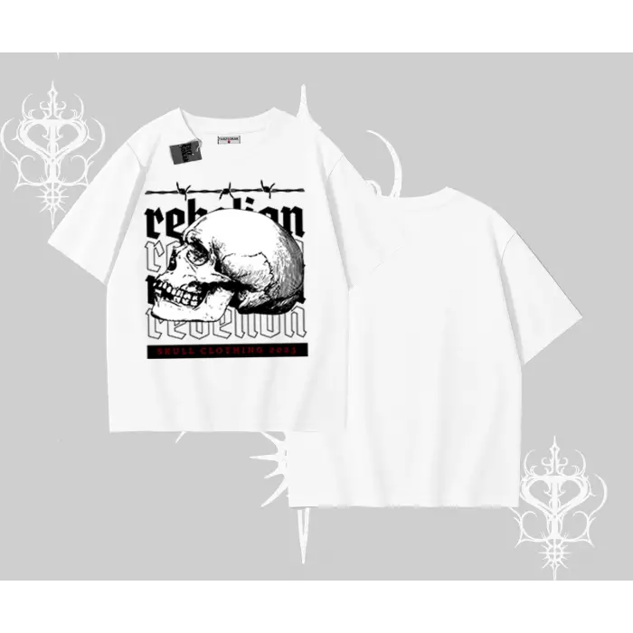 Oversize Tshirt Rebellion Skull Underground Street Legacy