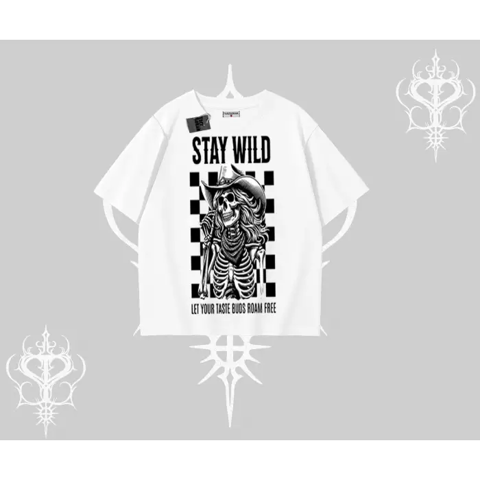 Oversize Tshirt Stay Wild Rock Spirit Urban Riot