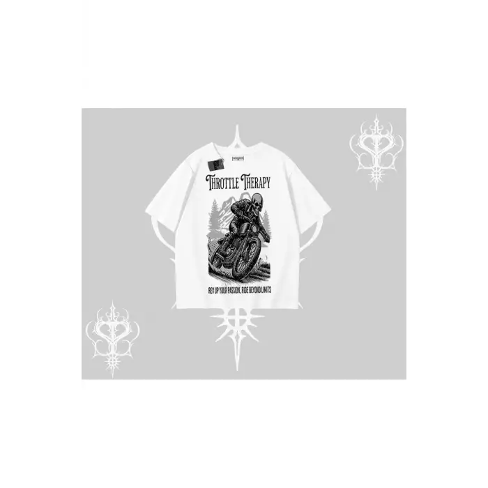 Oversize Tshirt Throttle Therapy No Brakes Just Freedom