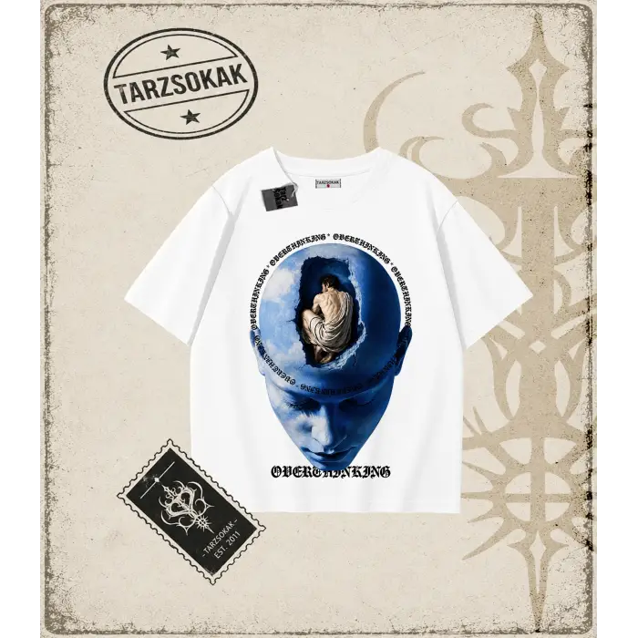 OVERTHINKING Oversize Unisex Tişört