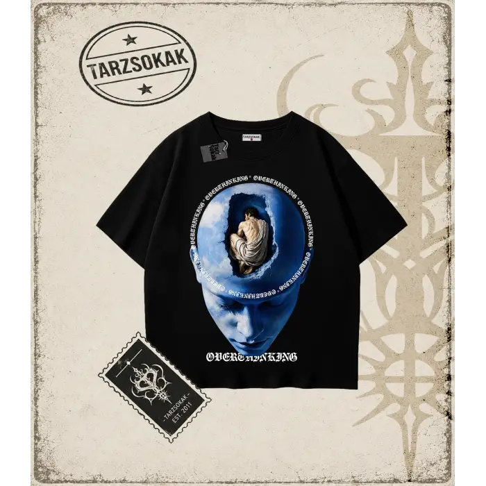 OVERTHINKING Oversize Unisex Tişört