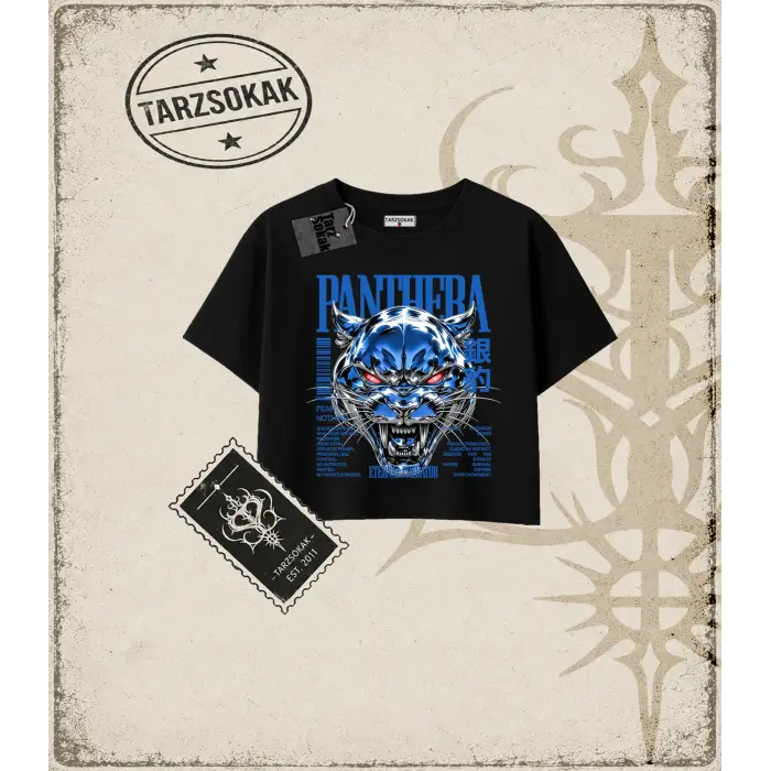 PANTHERA   Kadın Crop Tişört