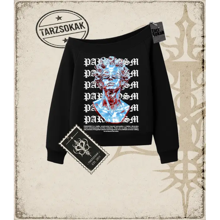 PARACOSM   Kadın Kayık Yaka Sweatshirt