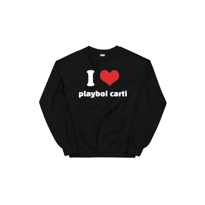 Playboi Carti Sweatshirt Siyah
