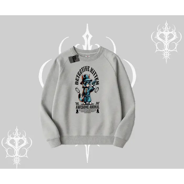 ProCATstinator Kedi Baskılı Biskilet Sweatshirt