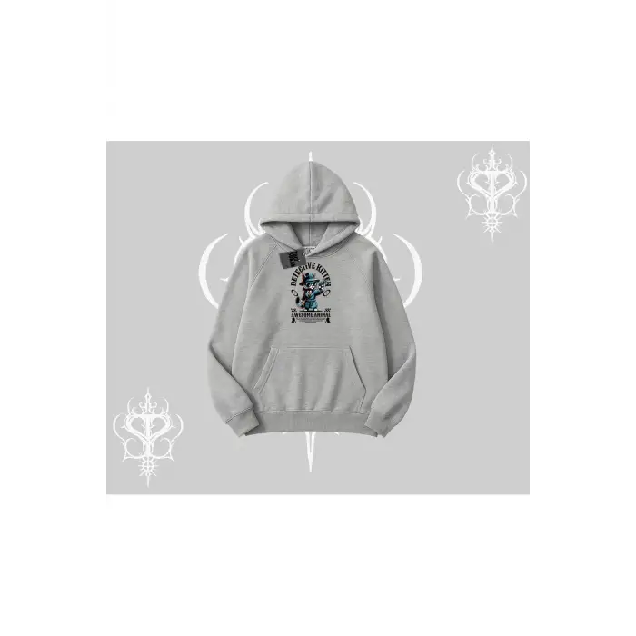 ProCATstinator Kedi Baskılı Kapşonlu Sweatshirt