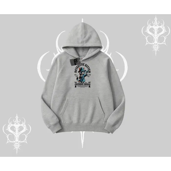ProCATstinator Kedi Baskılı Kapşonlu Sweatshirt