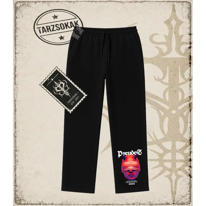 PSEUDOS Unisex Baggy Eşofman Altı