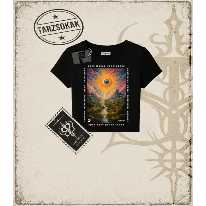 PYSCHEDELIC   Kadın Baby Tee