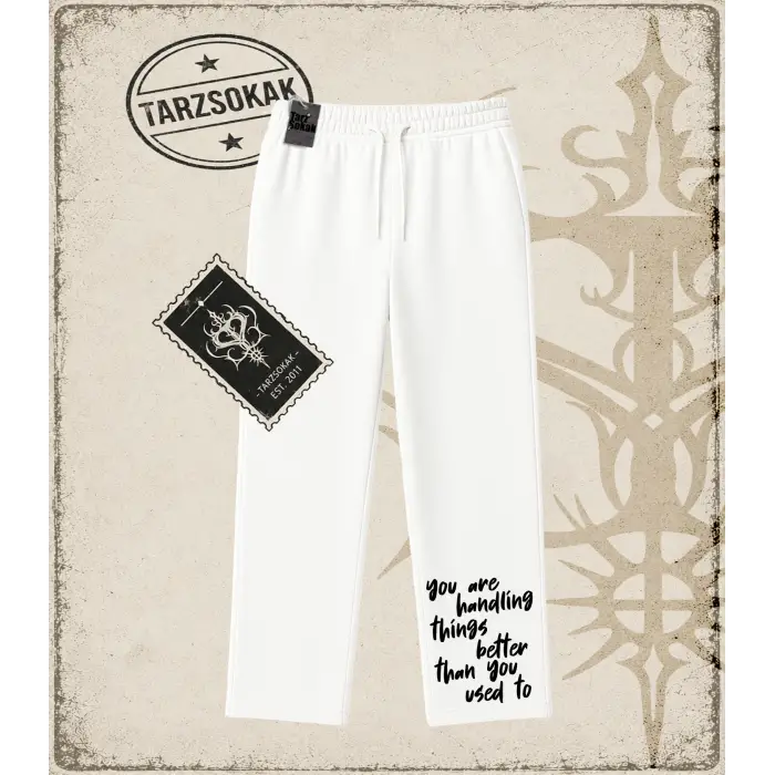 QUOTES   Unisex Baggy Eşofman Altı