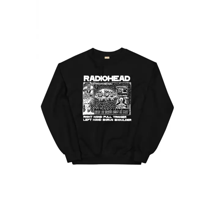 Radiohead Sweatshirt Siyah