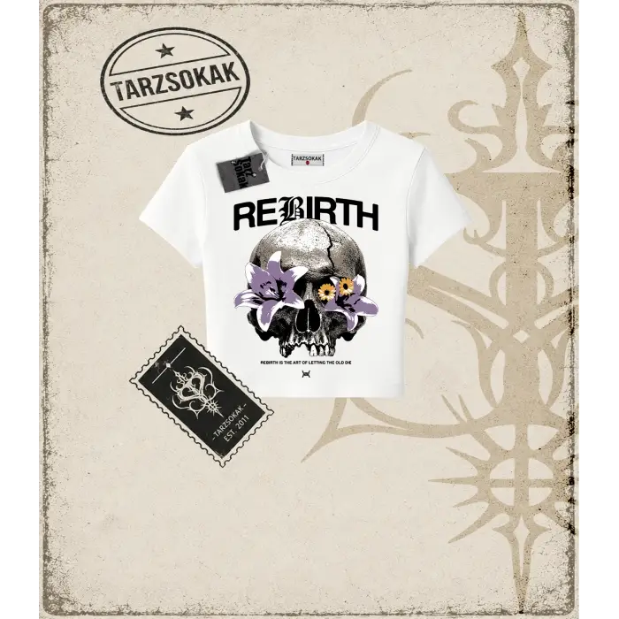REBIRTH Kadın Baby Tee