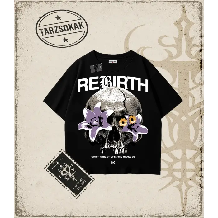 REBIRTH Oversize Unisex Tişört
