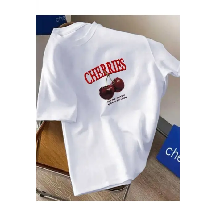 Red Cherry Bomb Oversize Unisex
